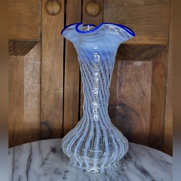 Fenton Blue Ridge Vase